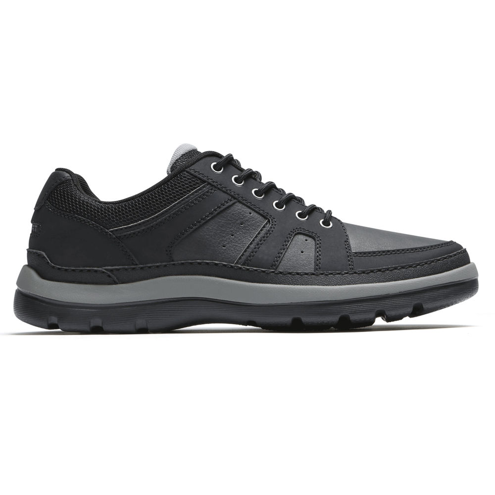 Rockport Joggesko Herre Svart - Get Your Kicks Mudguard Blucher - CUXD82976